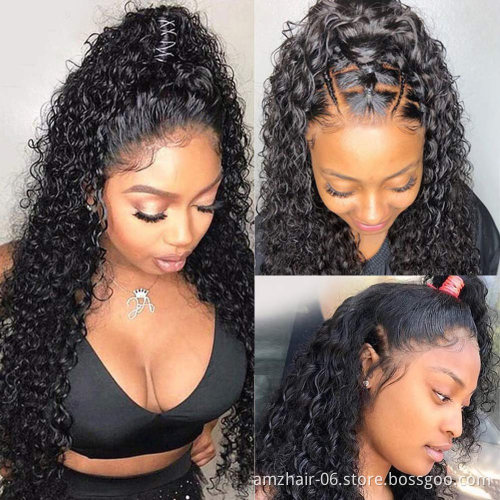 Yeswigs Afro Kinky Curly Hd Full Lace Front Wig Brazilian Virgin Human Hair Transparent Lace Frontal Closure Wig Pre Plucked